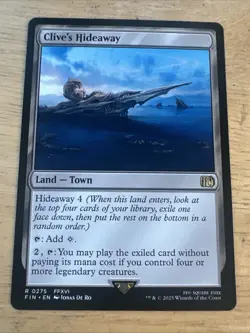 Clive's Hideaway R #275 MTG Final Fantasy FIN EN RARE FF16 FFXVI CID - FREE SHIP - Image 1