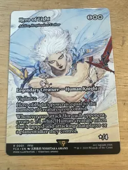 MTG: FF Through the Ages - Hero of Light - Showcase 0001 NM - Image 1