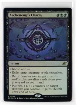 MtG EoE Archenemy's Charm #88 FOIL - Image 1