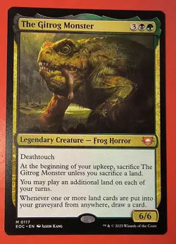 MTG, EDGE OF ETERNITIES *GITROG MONSTER* #0117, MYTHIC, REGULAR, EOC - Image 1