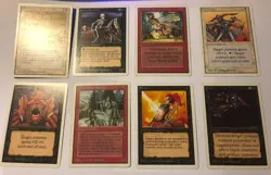 MTG Vintage Lot Of 8 Unlimited edition cards / Magic The Gathering / SEE PICS - Image 1