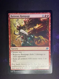 MTG * Ruinous Rampage Edge of Eternities * 1X * NM - Image 1