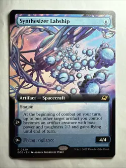 Synthesizer Labship #0329 EOE R (Extended Art) (Non-Foil) MTG Edge of Eternities - Image 1