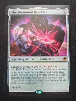 x1 The Dominion Bracelet - FOIL - M MTG Edge of Eternities M/NM, English - Image 1