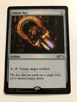 Magic MTG Media Promos Voltaic Key(English Manga Insert) #0011 Foil TCG - Image 1