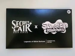 Secret Lair Spongebob Squarepants Legends of Bikini Bottom FOIL Magic MTG Sealed - Image 1