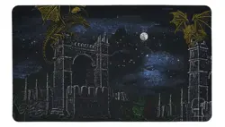 MTG Brain Dead Dragon's Pass Playmat In-Hand - Image 1