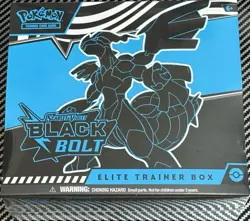1x Pokemon SV Black Bolt Elite Trainer Box Sealed NM Trusted Seller! Zekrom - Image 1