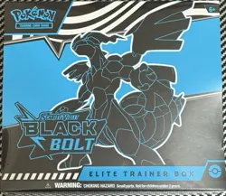 1x Pokemon SV Black Bolt Elite Trainer Box Sealed NM Trusted Seller! Zekrom - Image 2