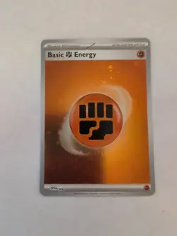 Basic Fighting Energy SVE # 006 Scarlet & Violet 151 Cosmos Holo Pokemon Card NM - Image 1