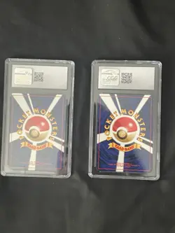 Pokemon Double Gust 2000 JP CGC 9/ Pokemon Warp Point 1999 JP CGC 10 SET OF 2 - Image 2