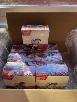 7x Pokemon TCG SV10: Destined Rivals Booster Box - Factory Sealed - Image 1