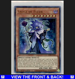 Sauge De Fleur 2020 Yugioh Synchro Storm 1st Edition Foil NM Ultra Rare LED8 EN0 - Image 1