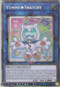 YUGIOH JUSH-EN022 Yummy Snatchy Starlight Rare 1st Edition NM - Image 1