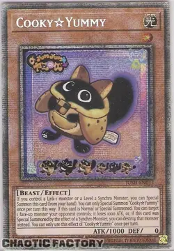YUGIOH JUSH-EN017 Cooky Yummy Starlight Rare 1st Edition NM - Image 1