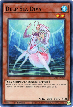 Yugioh! Deep Sea Diva RA03-EN004 - Super Rare NM/M Quarter Century Bonanza - Image 1