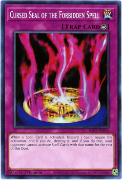 Yugioh! Cursed Seal of the Forbidden Spell RA03-EN076 Super Rare NM English - Image 1