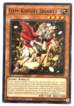 YuGiOh! - Gem-Knight Quartz - Common - Image 1