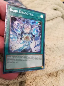 Yugioh Justice Hunters - Rahu Dracotail (CR) - JUSH-EN009 - COLLECTOR'S RARE - Image 2