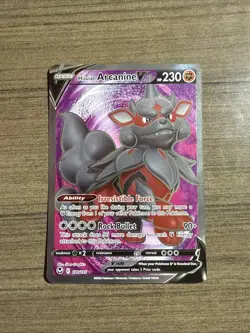 Hisuian Arcanine V 179/195 Silver Tempest NM Full Art Pokemon Card - Image 1