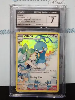 Pokemon 2022 Silver Tempest Cgc 7 Altaria Holo Tg11/TG30 Trading Card - Image 1