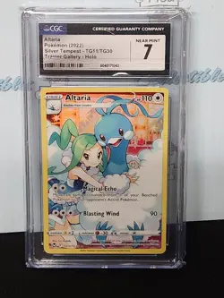 Pokemon 2022 Silver Tempest Cgc 7 Altaria Holo Tg11/TG30 Trading Card - Image 2