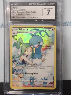 Pokemon 2022 Silver Tempest Cgc 7 Altaria Holo Tg11/TG30 Trading Card - Image 4