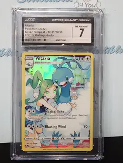 Pokemon 2022 Silver Tempest Cgc 7 Altaria Holo Tg11/TG30 Trading Card - Image 5