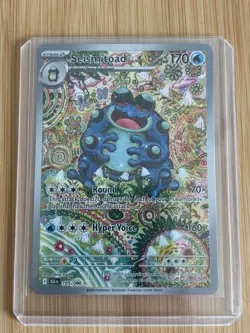 NEAR MINT Seismitoad 105/086 Illustration Rare Pokemon Card BLACK BOLT English - Image 1