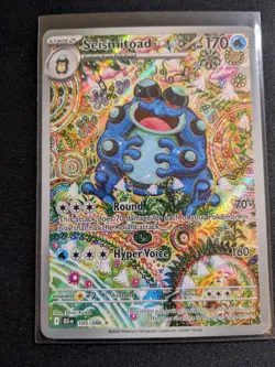 NEAR MINT Seismitoad 105/086 Illustration Rare Pokemon Card BLACK BOLT English - Image 3