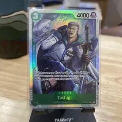 Tashigi OP10-032 SR Royal Blood One Piece Card Game English - Image 1