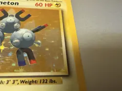 Magneton 9/102 Base Set Unlimited Holo Rare Pokemon Card WOTC LP / NM - Image 3