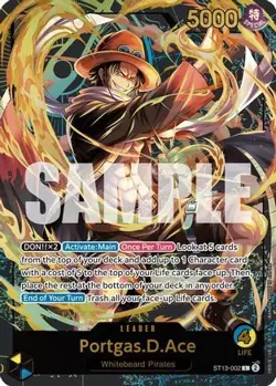 Portgas.D.Ace (Premium Card Collection -Leader Collection-) [ST13-002] (One - Image 1