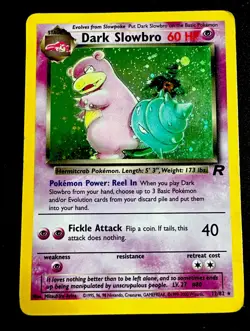 Dark Slowbro 12/82 MP Team Rocket Holo Pokemon Card Moderate Play - Image 1