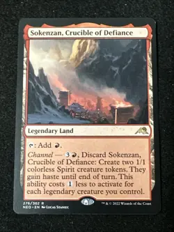 MTG Sokenzan, Crucible of Defiance Kamigawa: Neon Dynasty Regular Rare 276 NM - Image 1