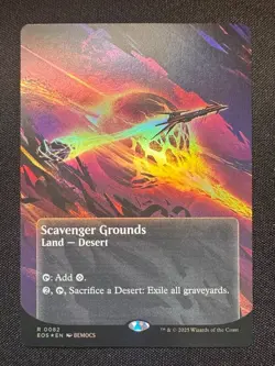 Scavenger Grounds - FOIL Borderless - MTG #082 - Edge of Eternities EOS - NM - Image 1