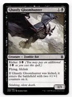 MTG Magic the Gathering Ghastly Gloomhunter (103/280) Zendikar Rising NM - Image 1