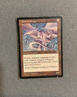 Magic: The Gathering MTG Teeka's Dragon Artifact Mirage 1996 - Lightly-Played/LP - Image 1