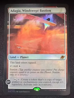 Adagia, Windswept Bastion - FOIL - Edge of Eternities - EOE MTG - NM - Image 1