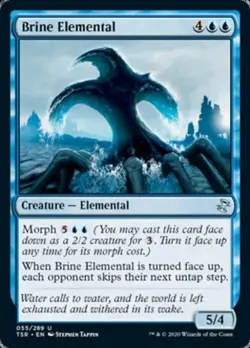 Brine Elemental -Foil Light Play MTG Time Spiral Remastered - Image 1