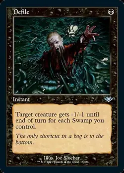 Defile -Foil Light Play MTG Modern Horizons 1 Retro Frames - Image 1