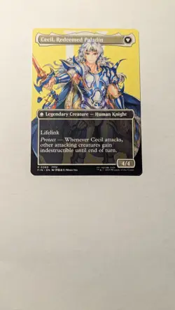 MTG magic FINAL FANTASY rare CECIL DARK KNIGHT borderless FIN #380 - Image 2