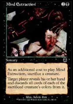 Mind Extraction -Foil Light Play MTG Apocalypse - Image 1