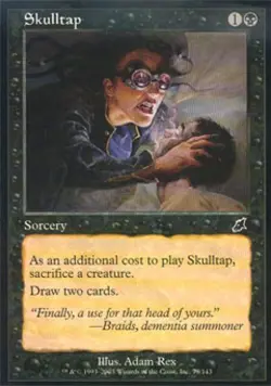 Skulltap -Foil Light Play MTG Scourge - Image 1