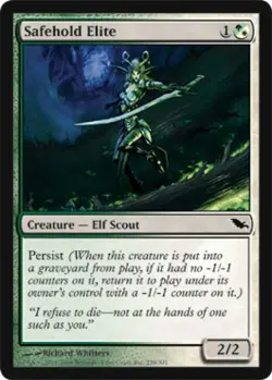 Safehold Elite -Foil Light Play MTG Shadowmoor - Image 1