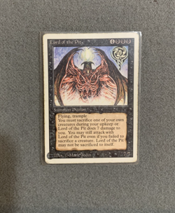 Magic: The Gathering MTG Lord of the Pit Revised 3rd Ed - Moderately-Played/MP!! - Image 1