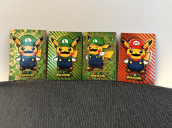 Pokemon Card Database Christmas Pikachu, Eevee, Mario & Luigi (13 w/gold HOLOs ) - Image 2