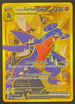 Pokemon TCG: Cynthia's Garchomp EX 241/182 Destined Rivals Hyper Rare Holo - Image 2