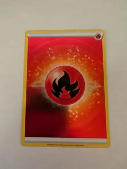 Fire Energy (2022 Unnumbered) Swsh09: Brilliant Stars Reverse Holo Pokemon TCG - Image 1
