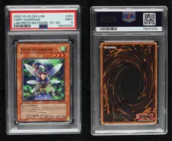Fairy Guardian 1st Ed. YuGiOh Labyrinth of Nightmare PSA 9 MINT 2003 16f0 - Image 3